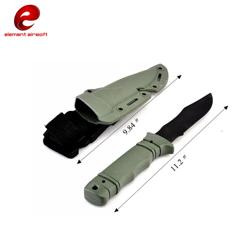 US Army M9 Tactical Training Dagger Cosplay Plastics Knife War Movie Prop Wargame Hunting Practice Decoration Rubber Knife CY339