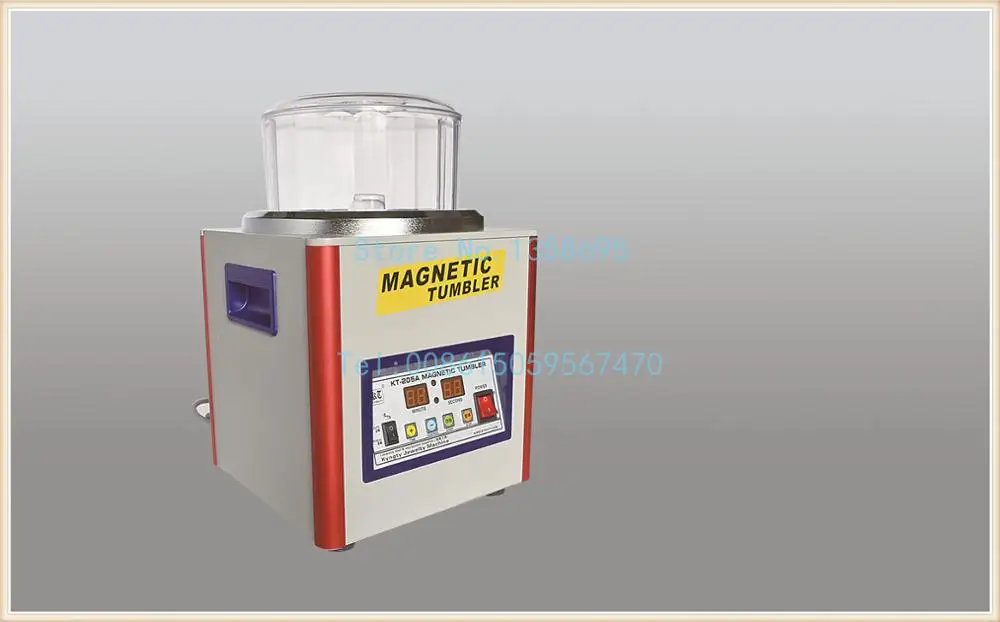 KT-185s Magnetic Tumbler Mini Magnetic polishing Tumbler Jewelry Polishing Machine Jewelry rotary magnetic polisher