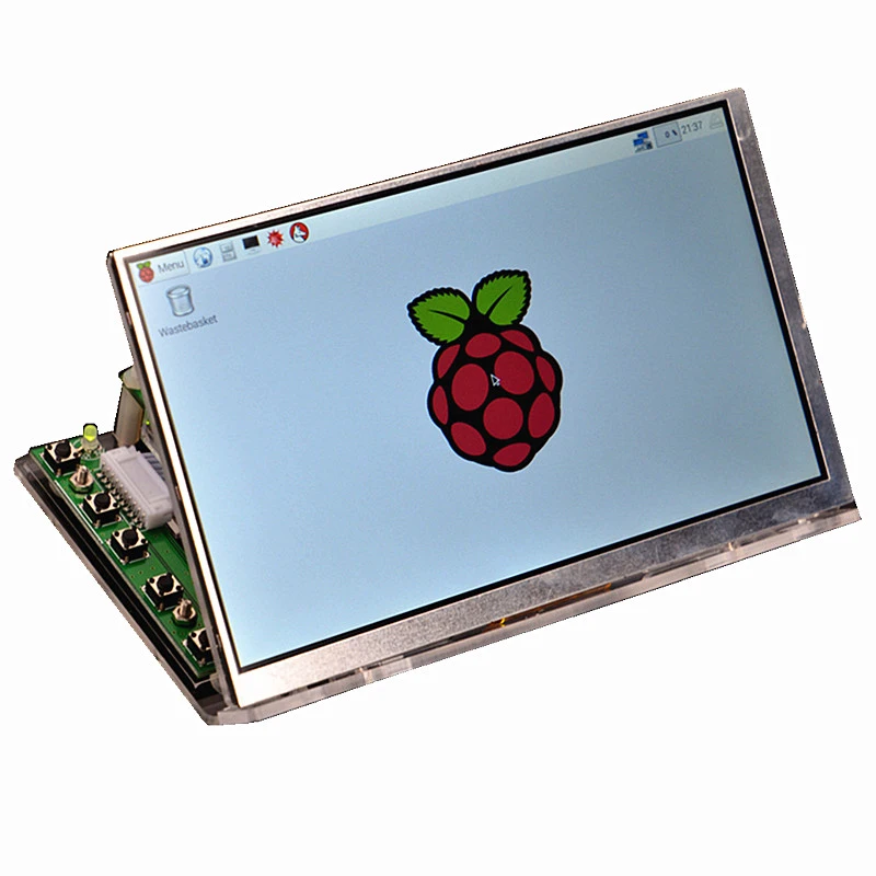 

Raspberry Pi3 with 7 Inches HDMI HD 1024 * 600 Touch Screen Module Kit With Housing Bracket Works Perfect and Free Ship