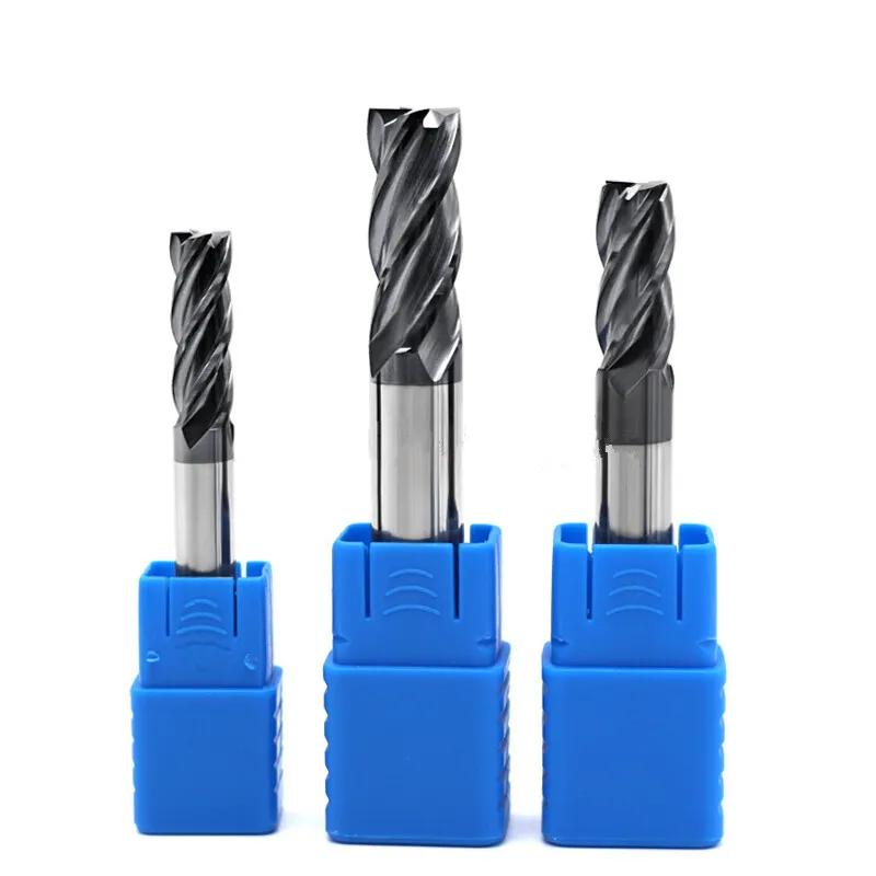 Milling Cutter HRC50 4 Flute Tungsten Steel Cutting Tool Endmills CNC high quality machine Milling tools