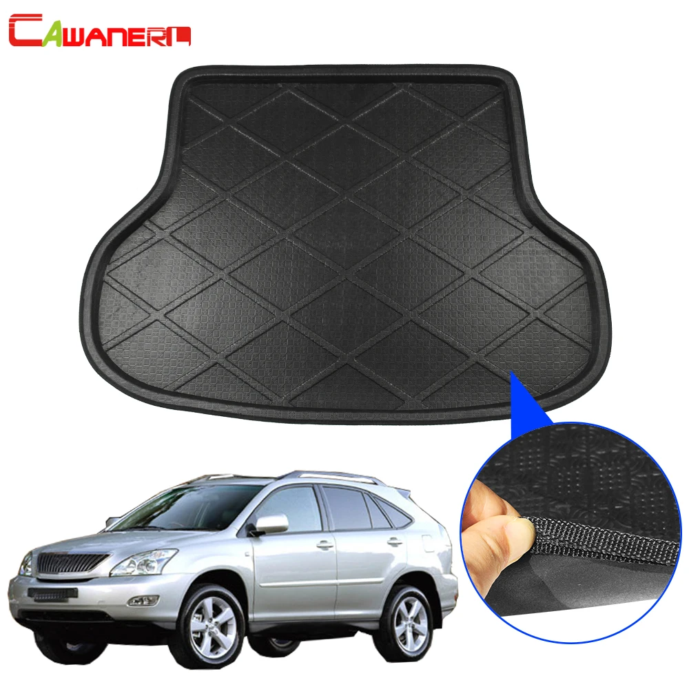 

Cawanerl Car Tail Trunk Mat Floor Boot Tray Liner Cargo Carpet Mud Kick Pad Styling For Lexus RX300 RX330 RX350 RX400H 2004-2009