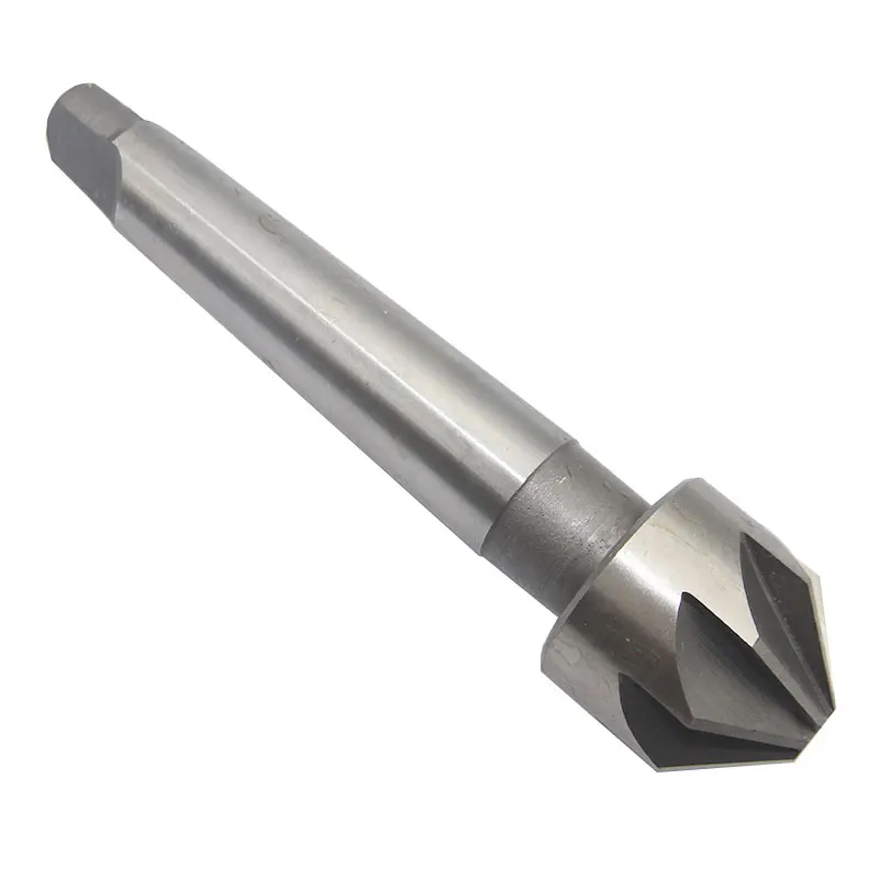 1 ชิ้น 30 มิลลิเมตร Countersink Bit พร้อม Morse Taper Shank HSS ขลุ่ย 90 องศาความเร็วสูงสตีลขัด Chamfering เครื่องตัดเครื่องมือ