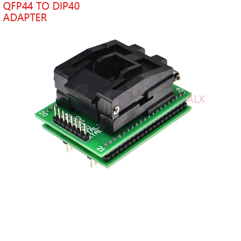 QFP44 lq44 TQFP44 к адаптеру DIP40, микросхема тестирования, сгорающий блок, Фотоэлементы 16 lqfp AVR, программатор розетки