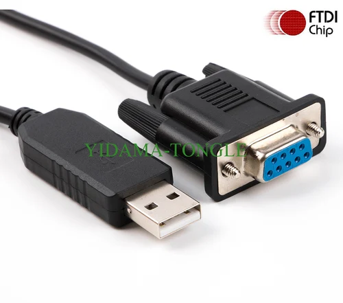 Imagen 1 del producto FTDI USB RS232 Serial a DB9 adaptador hembra convertidor nulo módem o dispositivo Terminal Cable de comunicación de actualización