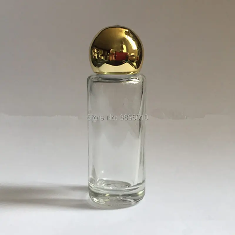 

7ml Empty Small Glass Bottles Jars Vial with Spherical cap Sample Perfume container F738