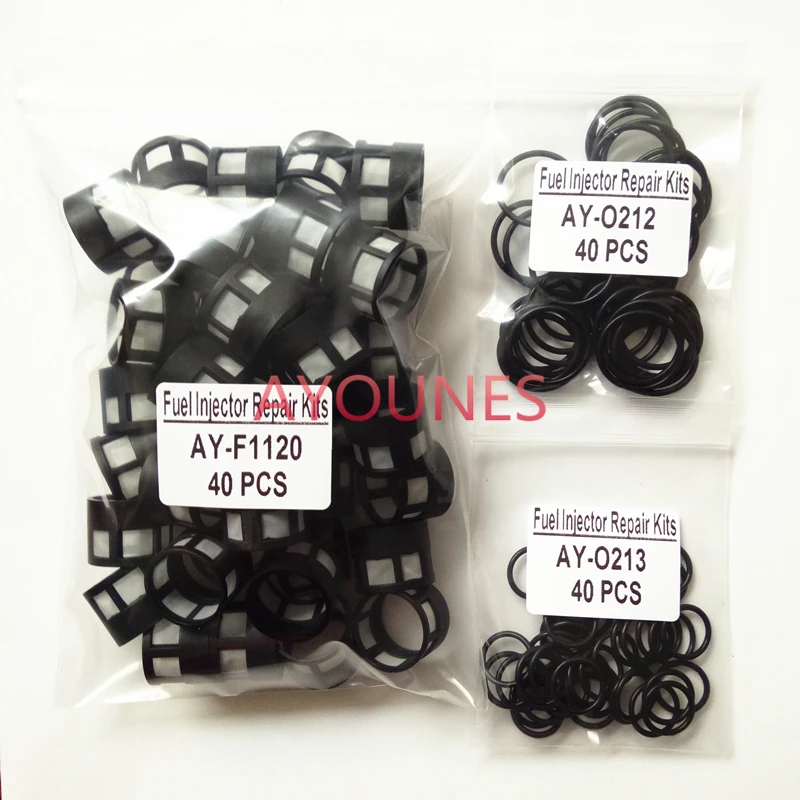 40 Sets Reparatursatz für Einspritzdüsen für Teile # JS50-15907 für Nissan Almera N15 GA16DE Motor-Umbausatz/Service-Kits