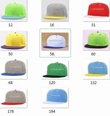 

Hip Hop Bone Hot Sale Bboy Style Unisex Baseball Cap Blank Plain Snapback Adjustable Hats Mix Colors Wholesale gorra snap back