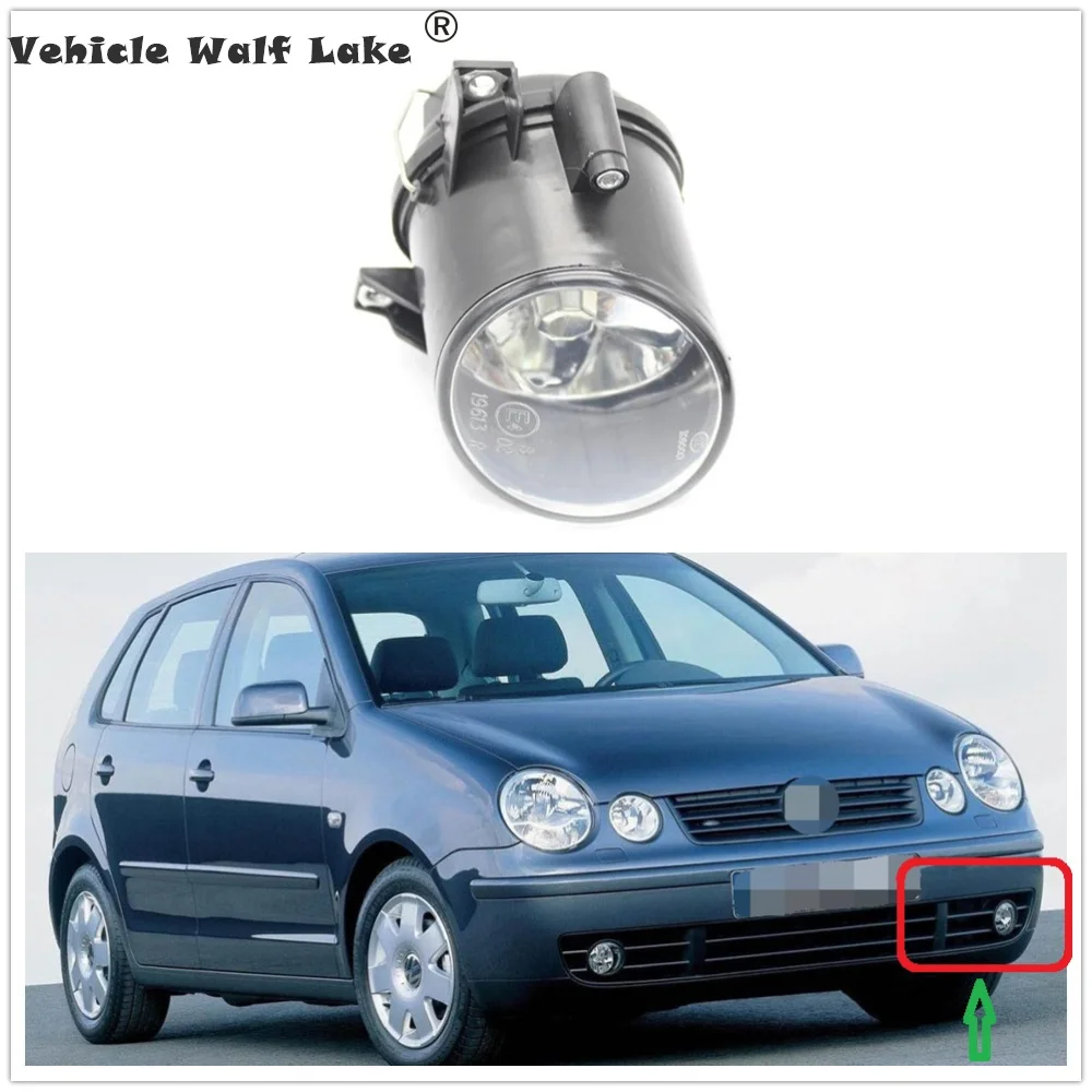 

Left Side Fog Lamp For Volkswagen Polo Mk4 9N 2002 2003 2004 2005 Front Bumper Halogen Fog Lamp Fog Light Without Bulbs