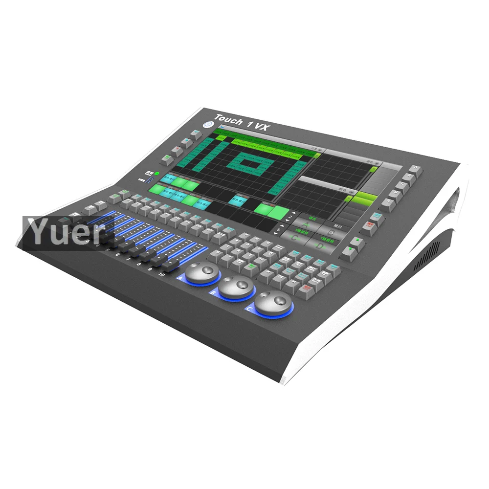 Novo toque 1 vx controlador para festa clube barra de iluminação console par movendo a cabeça luzes efeito palco controlador discoteca dj luz