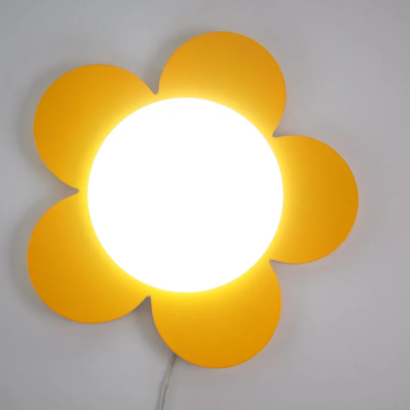 Children's room flowers LED ceiling light red and yellow blue lovely garden kindergarten channel chandelier ZL204