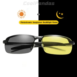 2022 Brand Intelligent Photochromic Polarized Sunglasses Men Women Yellow lens Day Night Vision Driving Sun Glasses gafas de sol