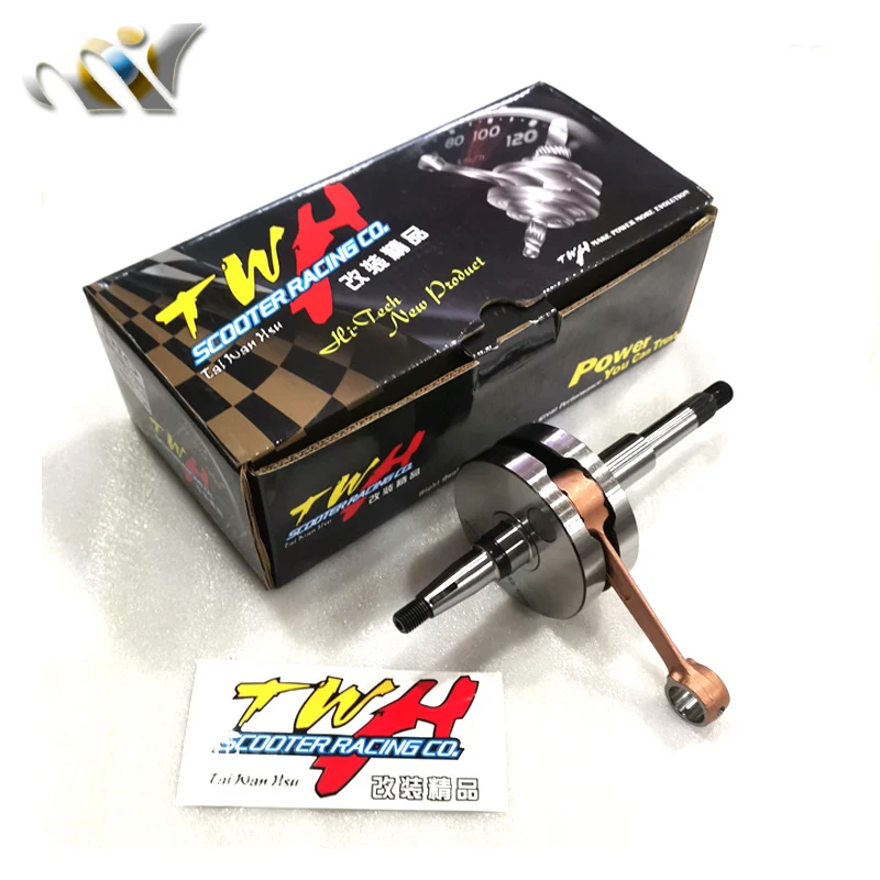 TWH w pełni zamknięty korbowy wysokiej jakości wał korbowy do HONDA DIO AF17 AF18 AF27 AF28 SP SR DIO50 43.2MM + 1.8 44MM + 2.6 52.4MM + 3.0