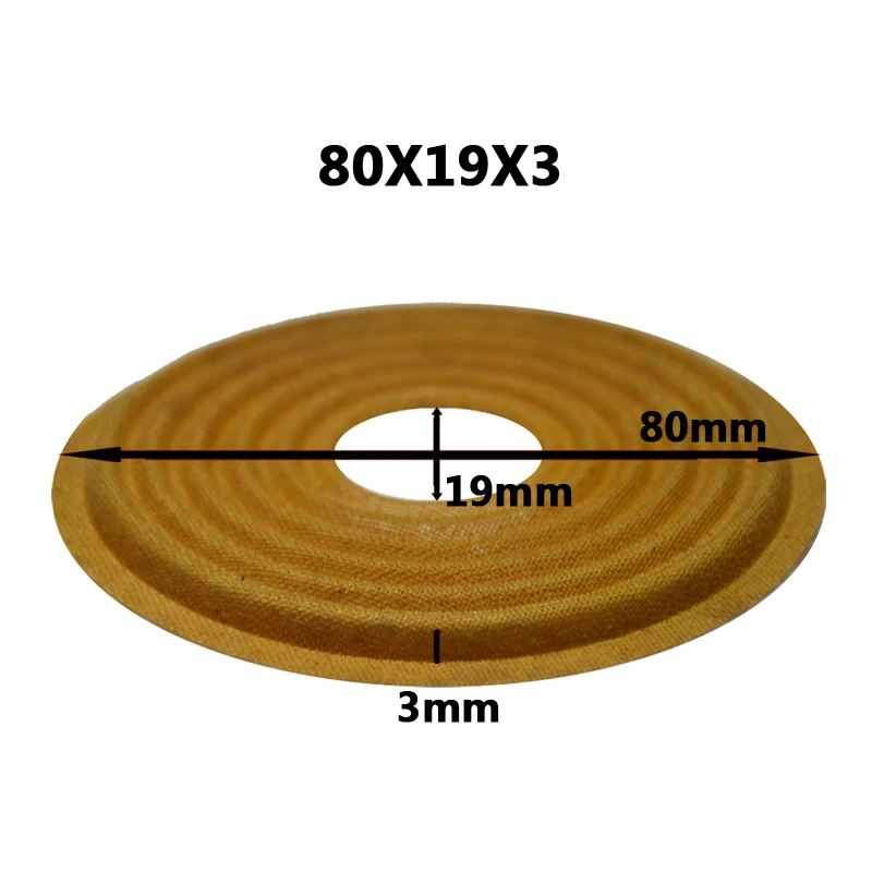 2 шт. 78x25,5/80x19 мм эластичный волновой громкоговоритель сабвуфер НЧ-динамик ремонт басового динамика паук демпфер