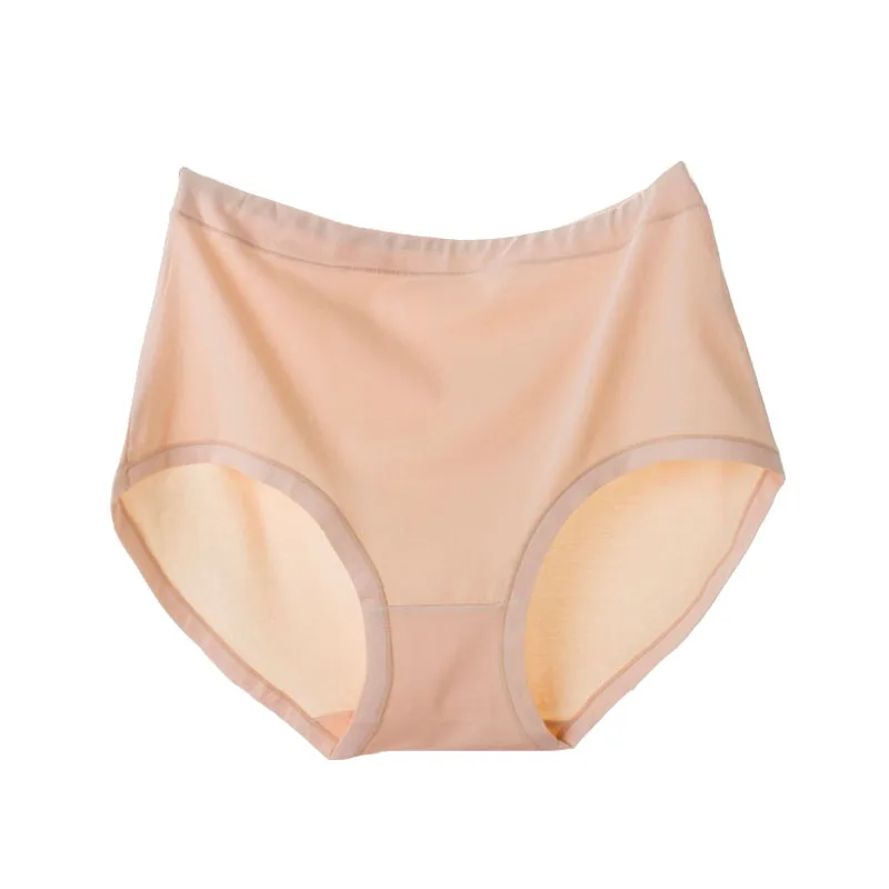 CP120 4Pcs/Lot Seamless Women Underwear Solid Big Size Breathable Lingerie Panties Everyday Casual Briefs Knickers