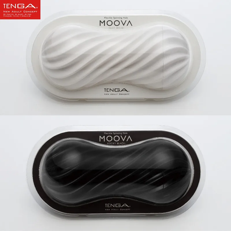 TENGA MOOVA Male Masturbator Flex Flexible Spiraling Stimulation Penis Cup Soft Silicone Vagina Real Pussy Sex Toys for Men Sexo