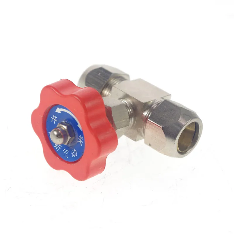 1/8 &quot;1/4&quot; bsp 6/8/10/12mm i/d tappo in ottone valvola a spillo multipla