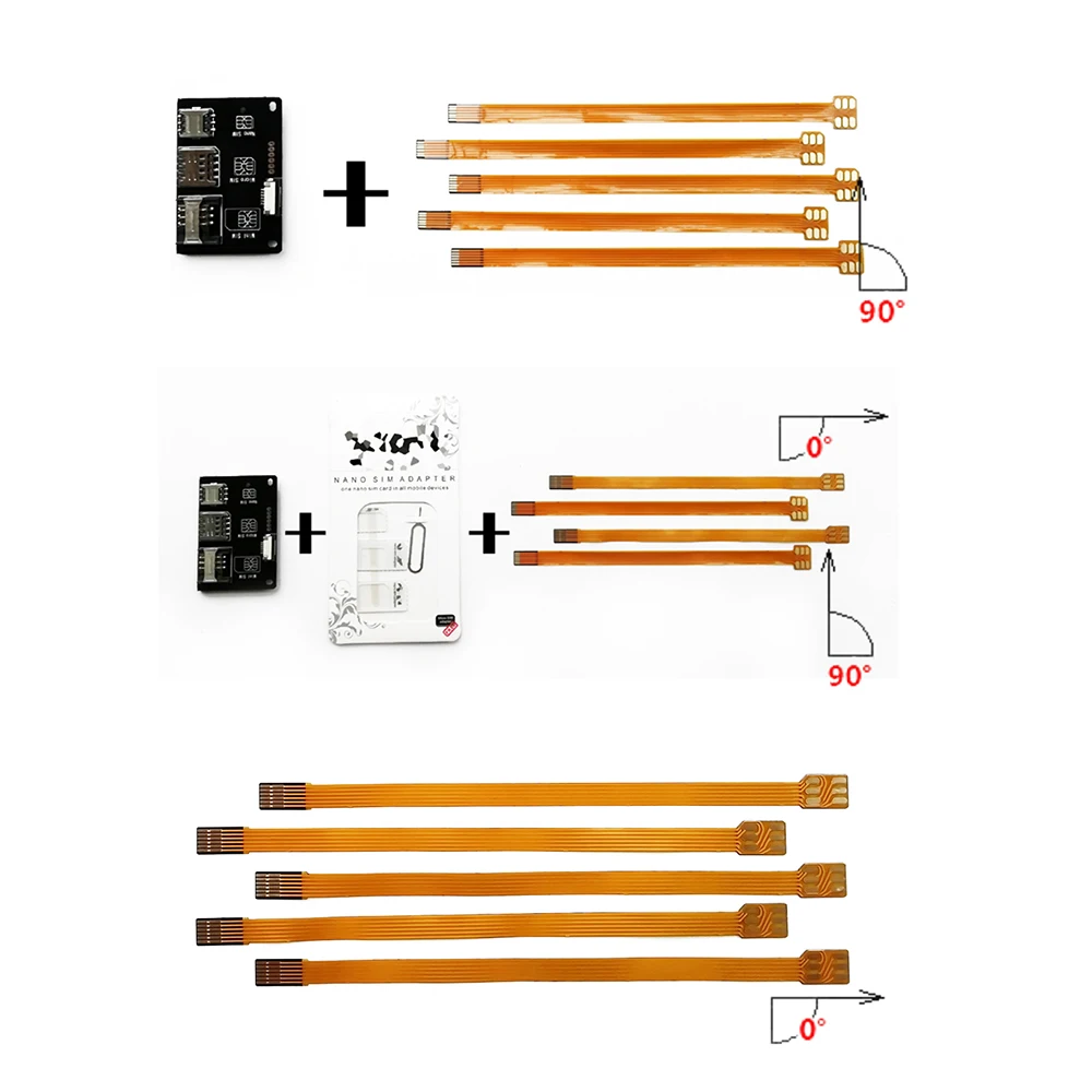 4-em-1 adaptador de extensão do cartão do conversor do cartão da ferramenta da ativação do cartão do telefone ic micro sim