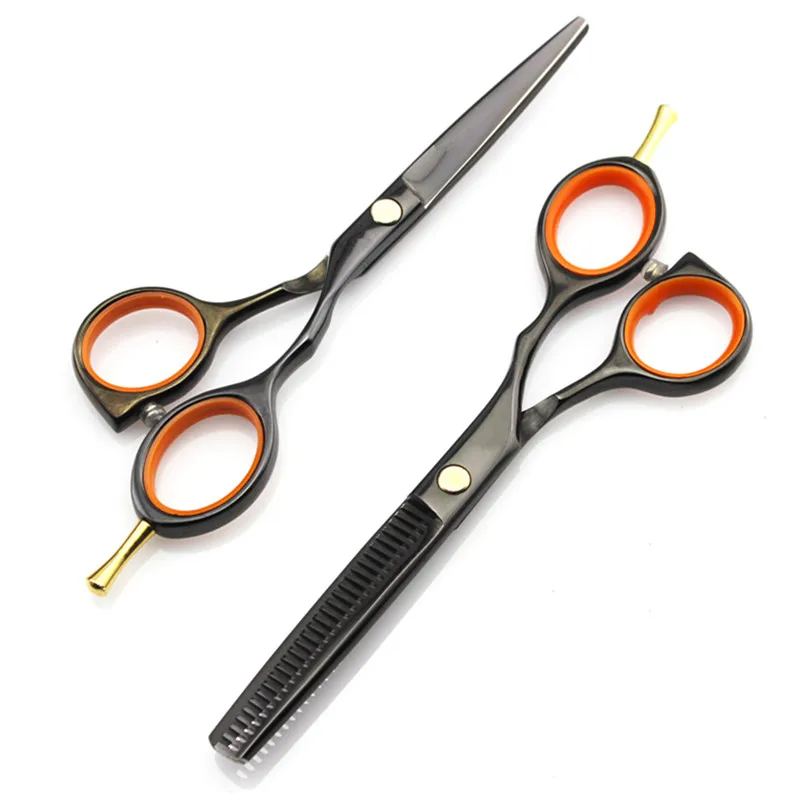 

professional Japan 440c 5.5 '' Color hair scissors haircut thinning barber makas scisors set cutting shears hairdresser scissors