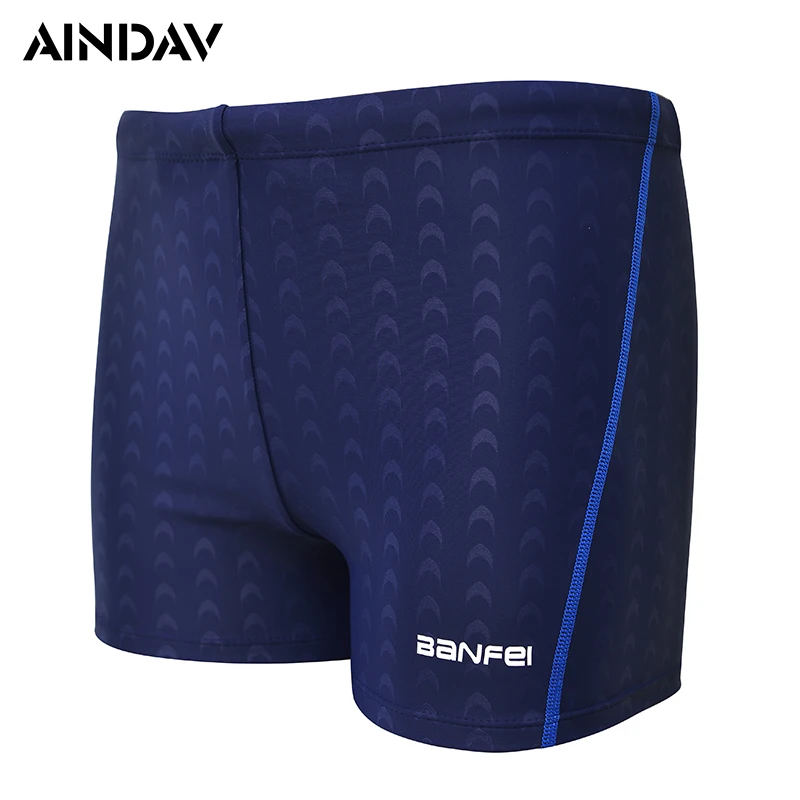 

Professional Shark Skin Swim Competition Boxer Briefs Men's Sport Trunks Sharkskin Shorts Swimwear Quick Dry Swimsuit