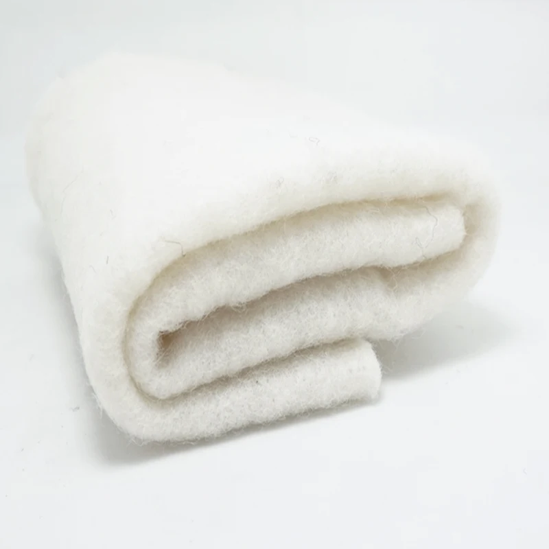 Natural wool Batt /semi-felting wool for needle felt, felting needle ,Spinning  fiber,  Photo props white