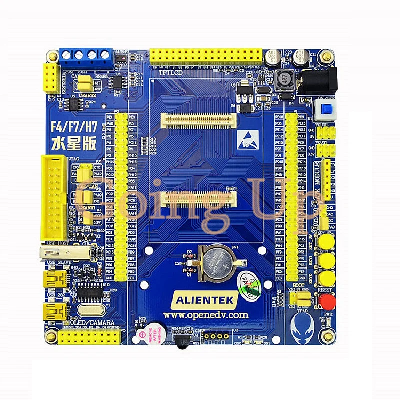 STM32 development board supports three core boards: STM32F429/F767/H743