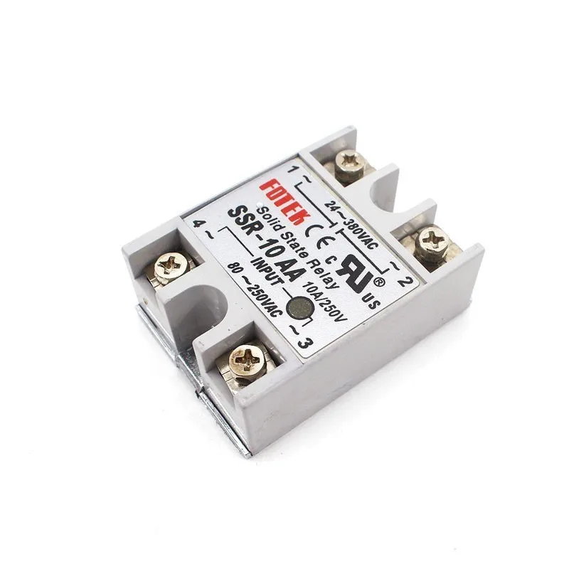 Solid State Relay 12v 24v SSR-10AA SSR-25AA SSR-40AA 10A 25A 40A 80-250V AC TO 24-380V AC SSR 10AA 25AA 40AA Rele Power Supply