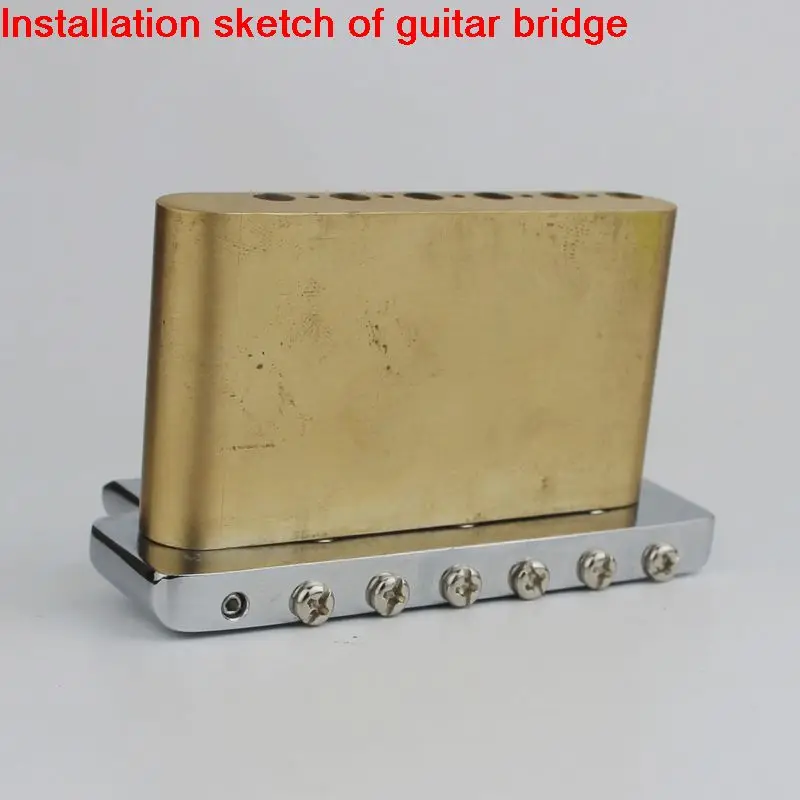 1 Piece Guitar Bridge Brass Block For PRS Style Tremolo Bridge