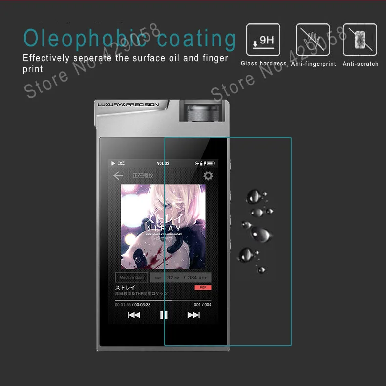 Tempered Glass Screen Protector Film For Luxury&Precision L4