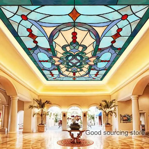 

glass pavilion ceiling photo wallpaper