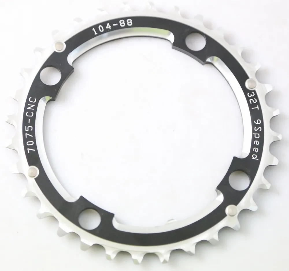 Driveline Black MTB CHAINRING, 32T, 104mm, 38g