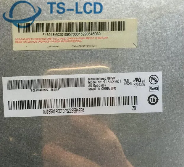 100% test original GRADE A+ good quality18.5 Inch TFT LCD Panel M185XW01 V0 one year warranty