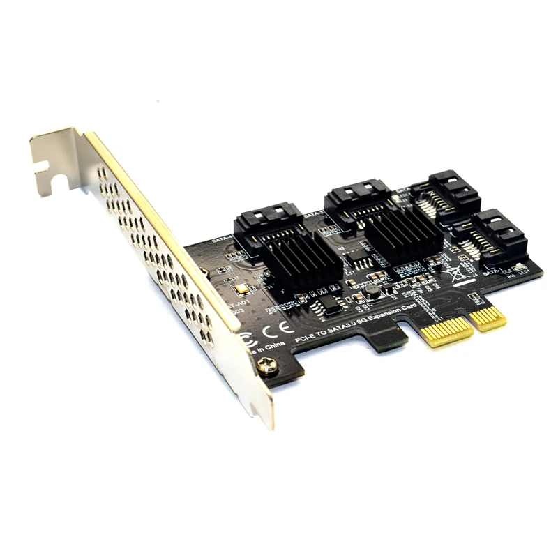 H1111Z tarjeta adicional SATA3 PCI-E/PCIE/PCI Express, multiplicador de controlador SATA 3, tarjeta de expansión PCI E PCIE x1, adaptador de puerto SATA