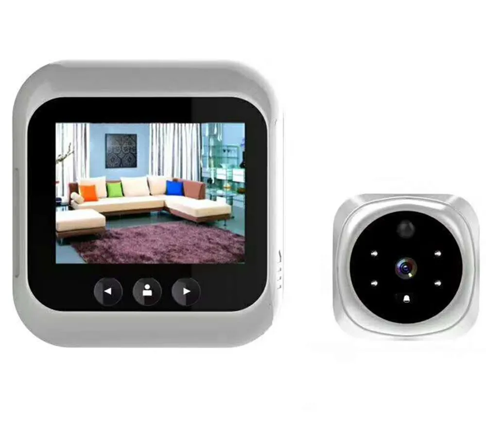 2.4-inch Smart Electronic Door Viewer Anti-burglary Visual Doorbell Peephole Viewer