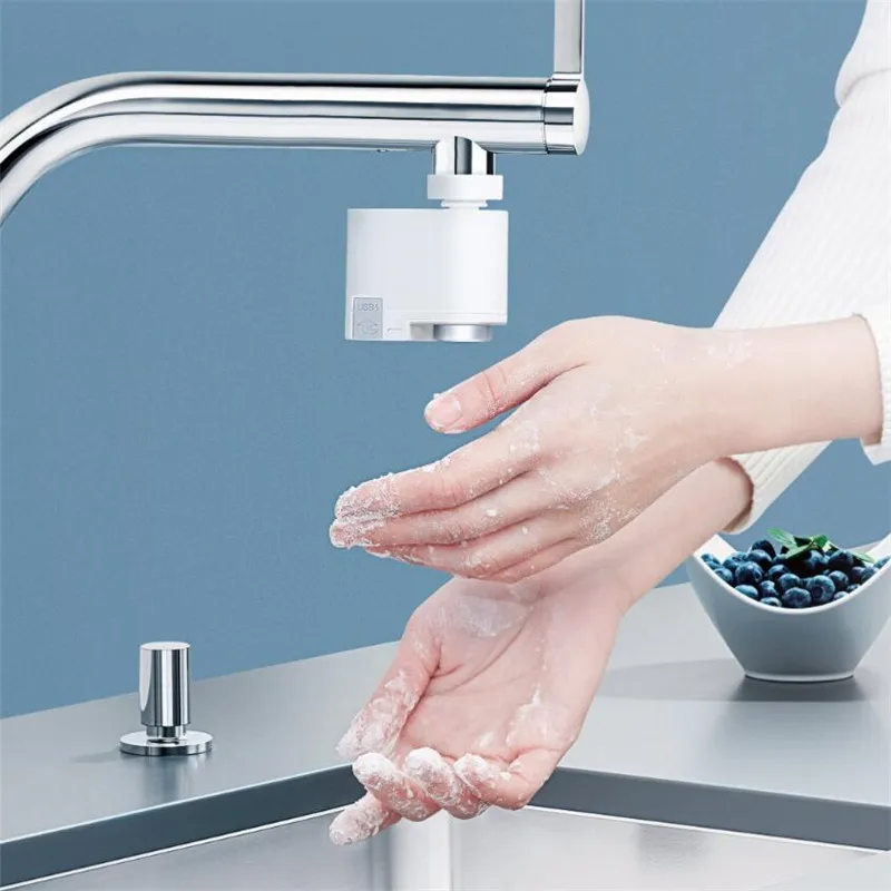 Xiaoda ZJ Smart Sensor Faucet Infrared Sensor Automatic Water Saver Tap Anti-overflow Kitchen Bathroom Inductive