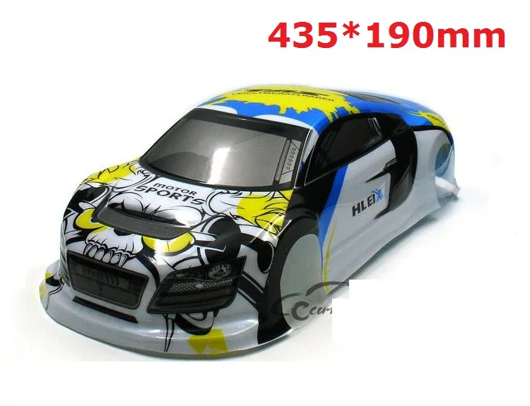 2018 Newest 1/10 rc car shell body for 1:10 radio control Racing car 94111 width:190mm/195mm Multiple options