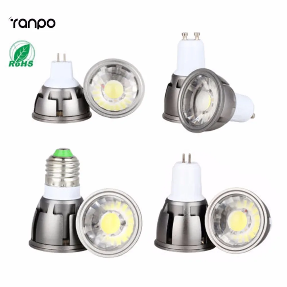 

Super Power LED COB Spotlight 6W 9W 12W E26 E27 MR16 GU10 GU5.3 Light Bulb 12V AC 220V 110V Spot light Lamp Warm Cool White