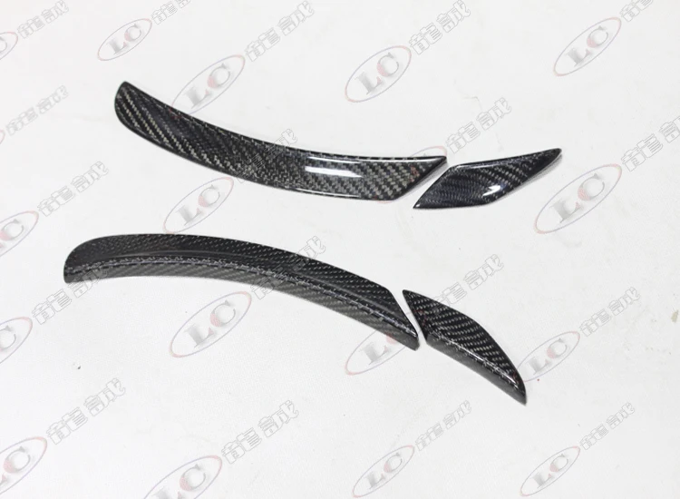 Fit for Mercedes Benz C class W204 carbon fiber small wheel eyebrow four piece wheel eyebrow decoration