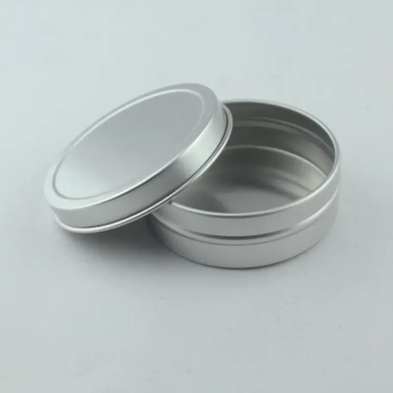 

60ML Aluminum storage box 62*22mm Tea candle spice cable parts diy metal boxes F20173309