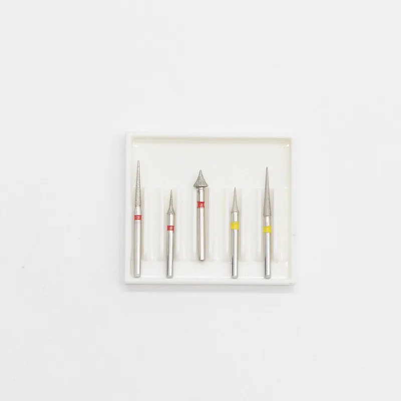 1Box Supplies Interproximal Enamel High Speed Diamond Burs Tooth Drill Set For Dental Lab