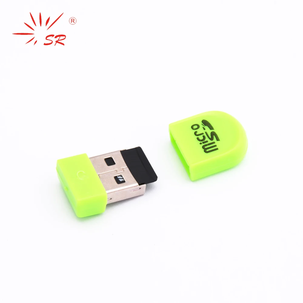 

SR Pinkie Style Micro SD Card Reader USB 2.0 Flash Lector Memory OTG Adapter Drive for PC Laptop Accessories