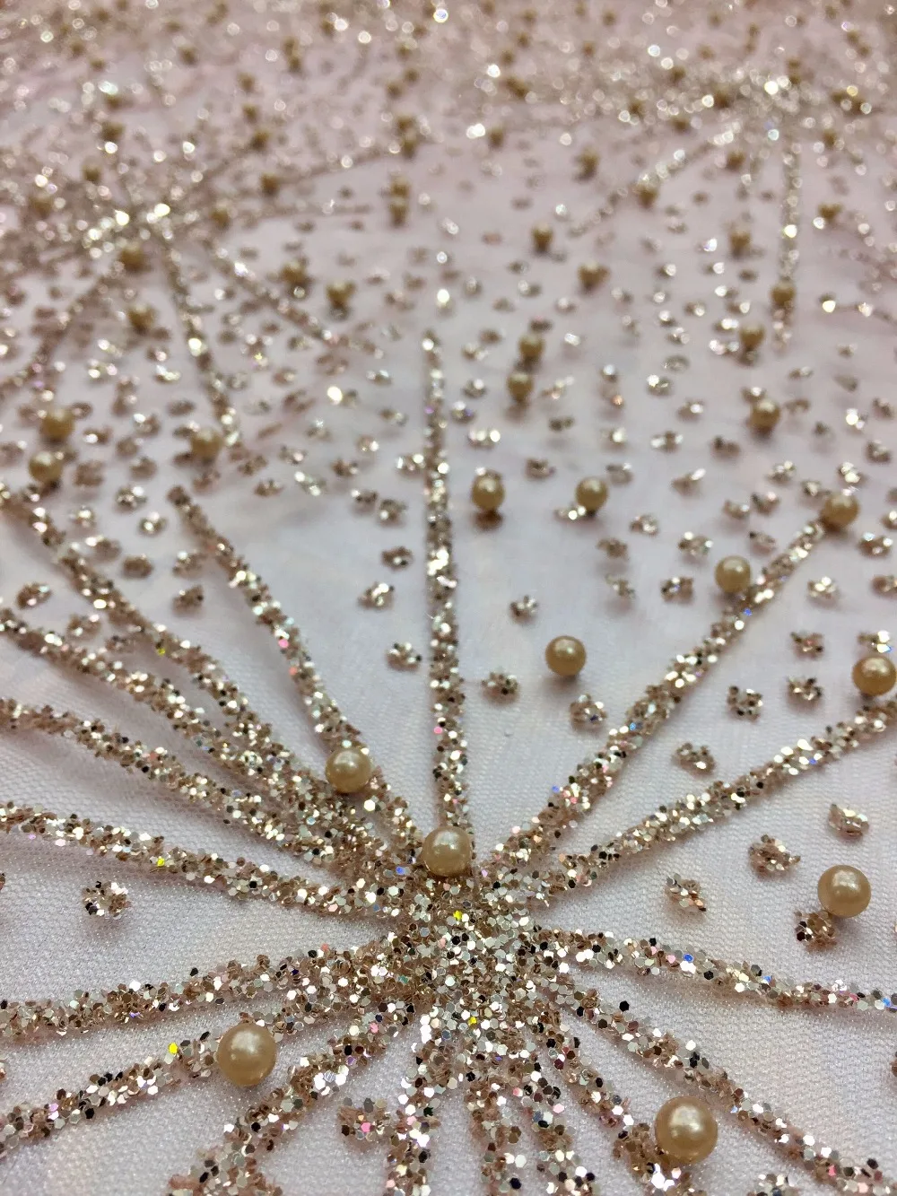 

top sale african sequins tulle mesh fabric sparkly glued glitter sequins lace fabric S-42025 for party dress