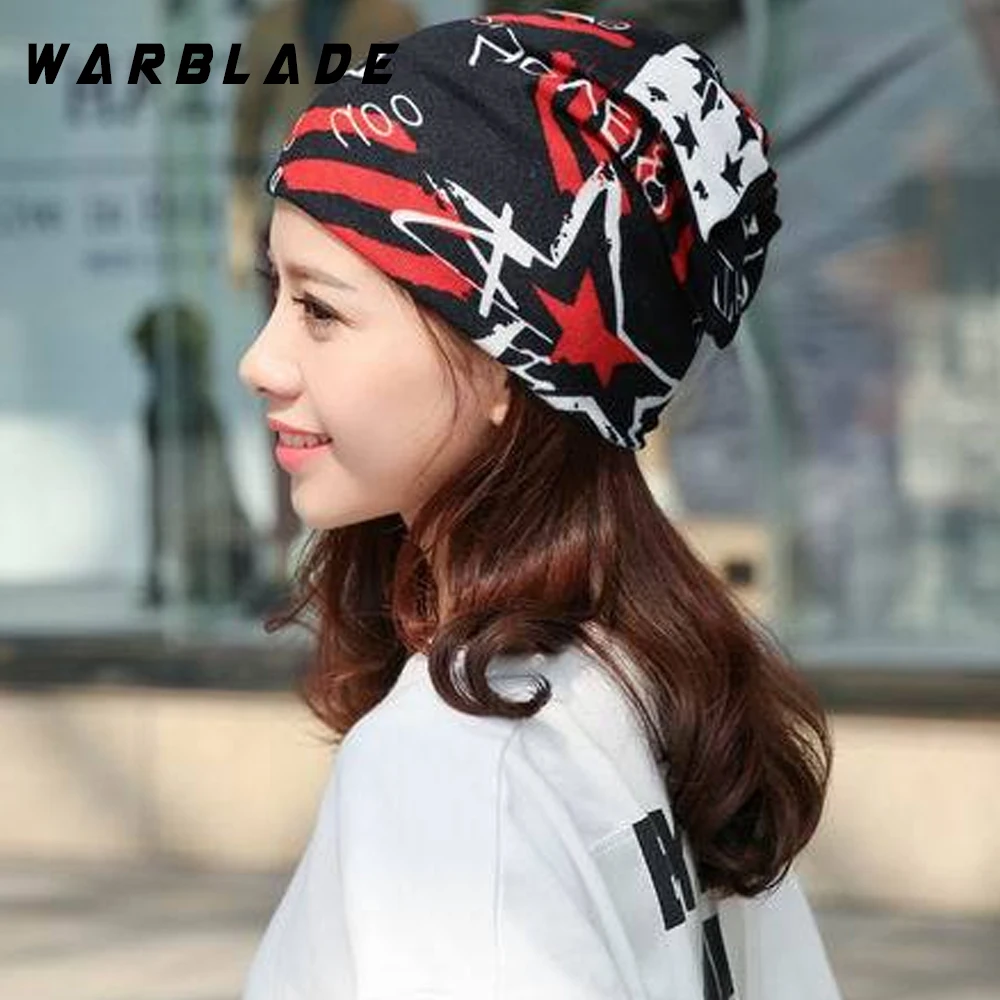 2018 New Simple Fashion Headwear Women\'s hats Female Winter Caps Star hats ladies spring and autumn Hip-hot Skullies Beanies