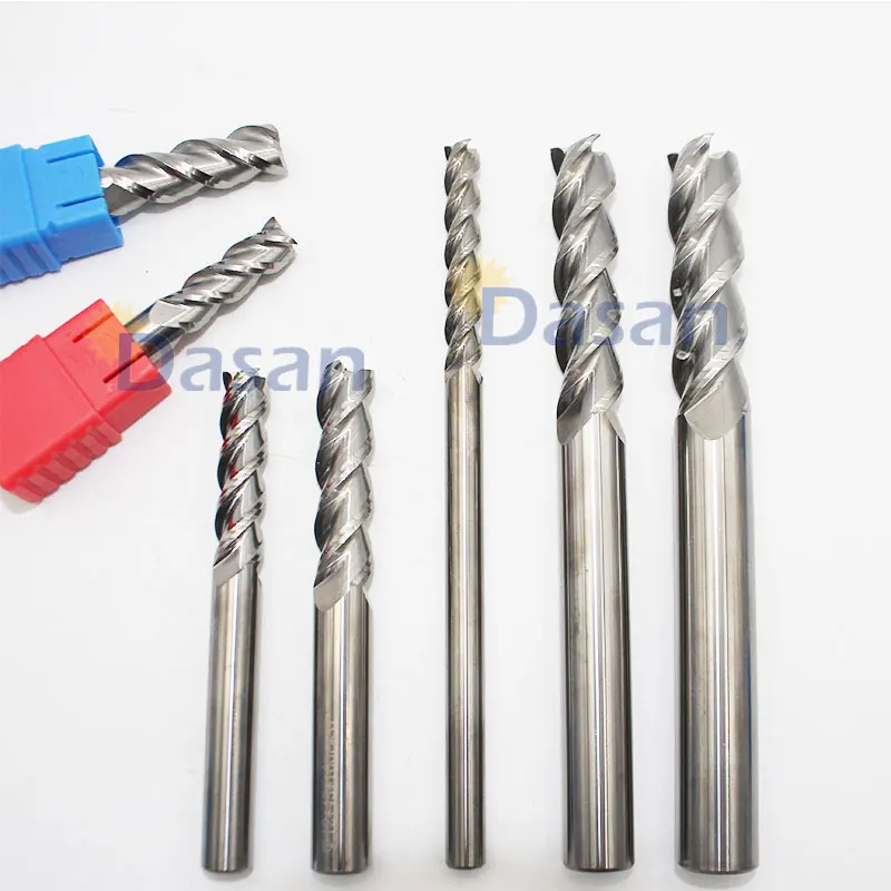 1pc Mill Cutter 4mm 5mm 6mm 8mm 12mm 3Flute HRC50 3Blade Carbide Milling Tungsten Carbide End Cutter tool End Mills for Aluminum