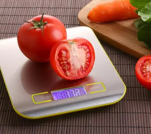 

New Arrive Kitchen Scale Cooking Measure Tools Stainless Steel Electronic Weight LED