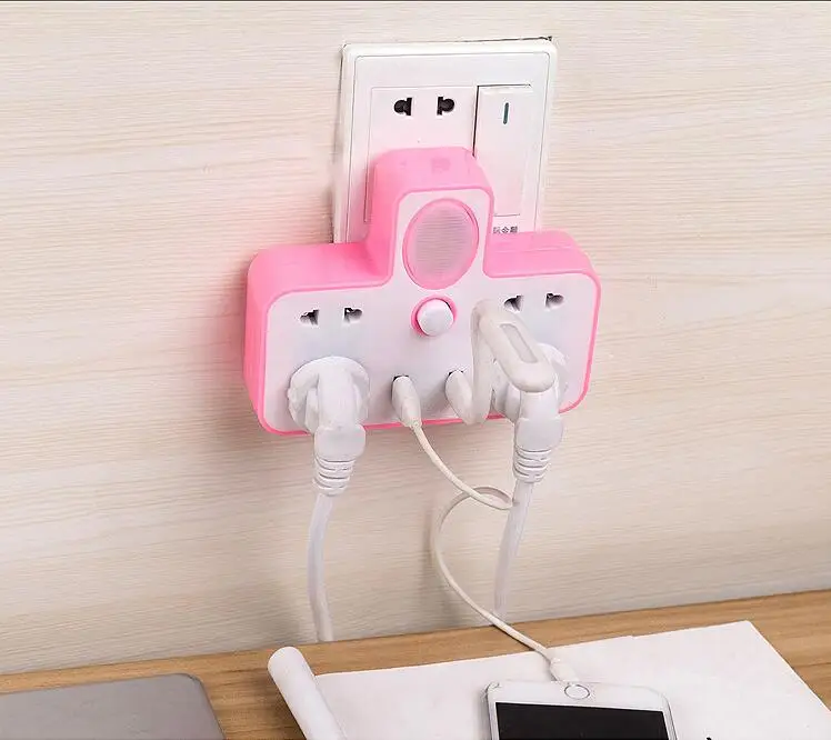 

Wireless socket multi function dual USB wireless intelligent converter with night light socket, one turn porous socket NO.C0156