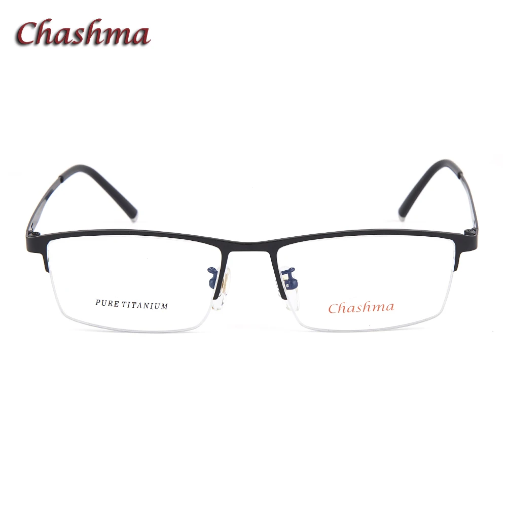 Prescription Eyewear Top Quality Titanium Plate Ultra Thin Light Eyewear Fashion Commercial Style Men's Eyeglasses