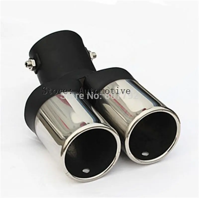 

Car Exhaust Muffler Exhaust Pipe tail pipe Fit For hyundai elantra 2012 2013 2014 2015 Stainless Steel 1pc per set