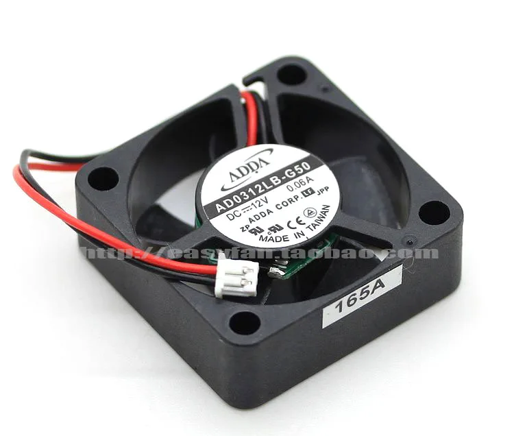 ADDA AD0312LB-G50 DC 12V 0.06A 30x30x10mm Server Cooling Fan