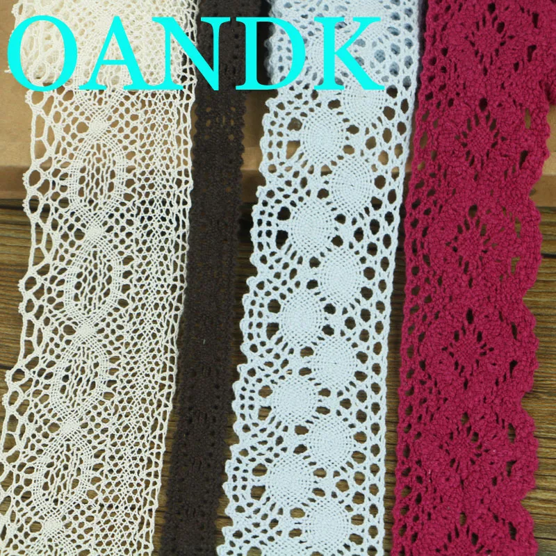 cotton lace fabric decorative clothing hair embroidery lace ribbon DIY