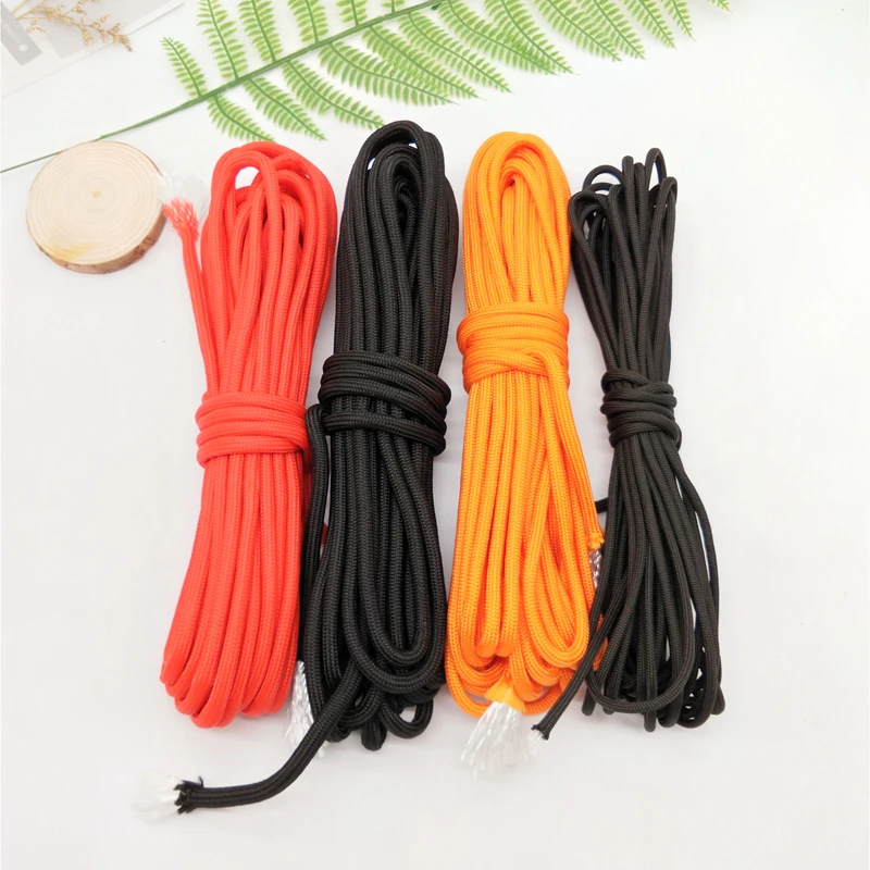 

4-7mm 10m braided nylon rope Polypropylene rope climbing boat yacht sailing line pulley rope Clothesline Survival Parachute Cord